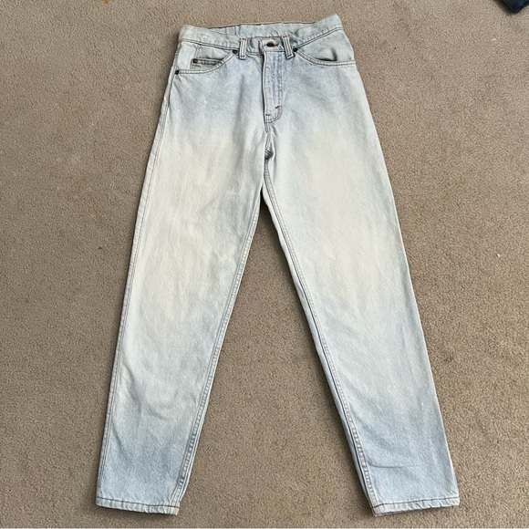 Vintage 1989 Levi’s 550 Silver Tab Relaxed Fit Jeans Light Wash 0708 / USA - Picture 2 of 16